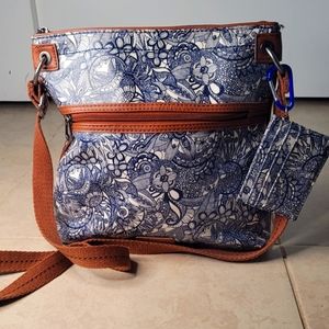 Sakroots Navy Spirit Desert Purse